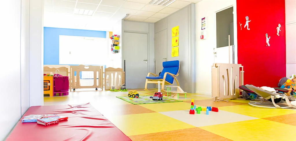 espace d'accueil et de jeux pour les tout-petits