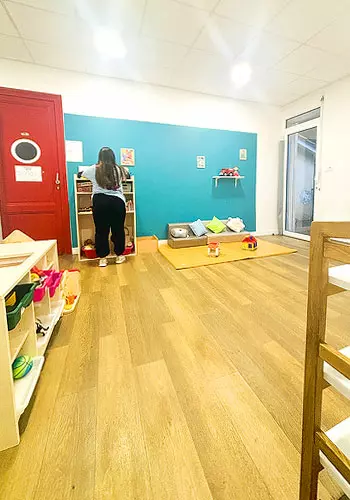 grand espace dédié à la motricité