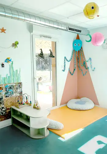 espace d'éveil pour les tout-petits