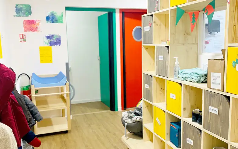 accueil par une équipe de professionnelles de la petite enfance