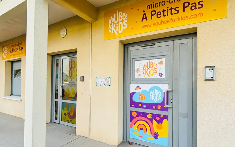 micro-crèche “A petits Pas”, au cœur de la petite ville de Marcheprime.