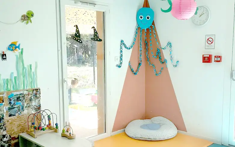 espace d'éveil pour les tout-petits