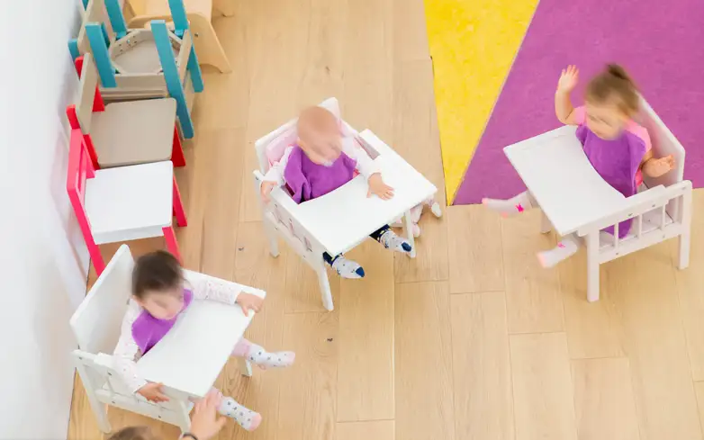 garde d'enfants dès 10 semaines